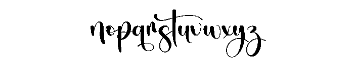 Winterdaily Font LOWERCASE