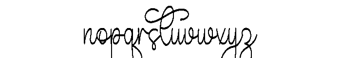 Winterday Amsterdam Font LOWERCASE