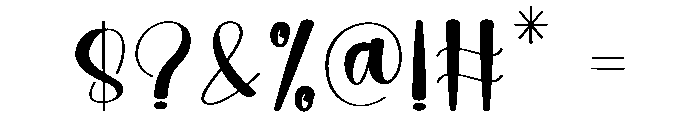Winterful Font OTHER CHARS
