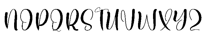 Winterful Font UPPERCASE