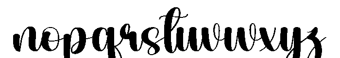 Winterful Font LOWERCASE