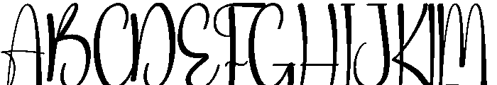 Winterglow Font UPPERCASE