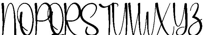 Winterglow Font UPPERCASE