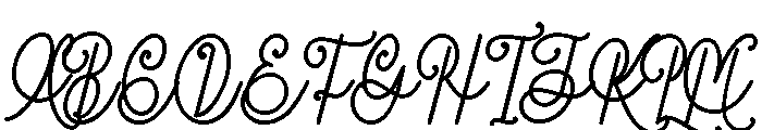 Winterine Font UPPERCASE