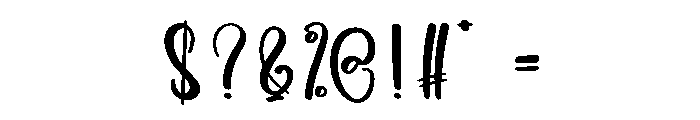 Winterland Signature Font OTHER CHARS