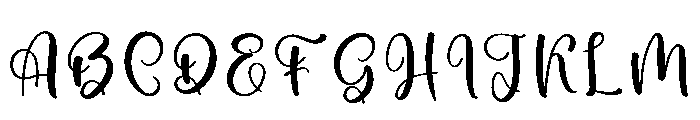 Winterland Signature Font UPPERCASE