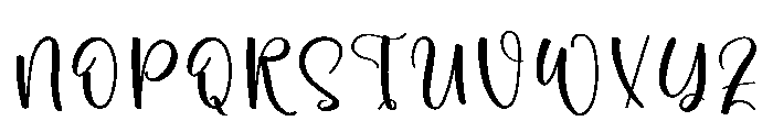 Winterland Signature Font UPPERCASE