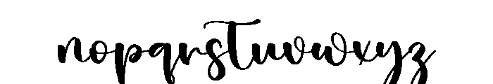 Winterland Signature Font LOWERCASE