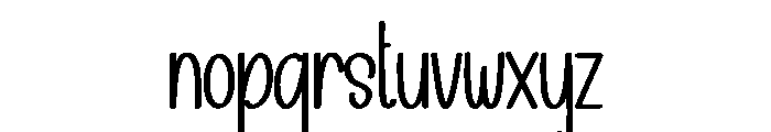 Winterlight Font LOWERCASE