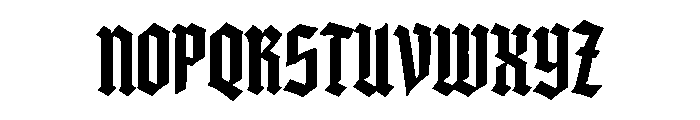 Winteroth Font UPPERCASE