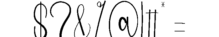 Winterthic Font OTHER CHARS