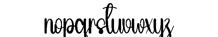 Winterthic Font LOWERCASE