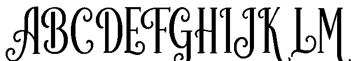 Winterwish Font UPPERCASE