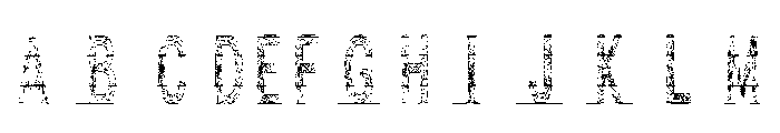 Wireframe Regular Font UPPERCASE