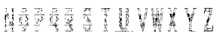 Wireframe Regular Font UPPERCASE