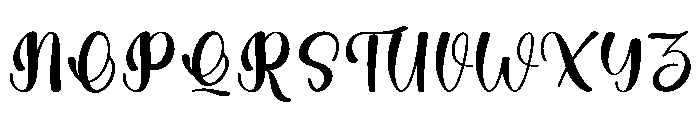 Wise Heart Font UPPERCASE