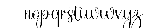 Wish Sunshine Font LOWERCASE
