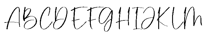 Wishday Modern Font UPPERCASE