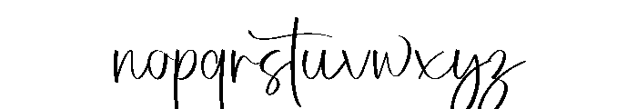 Wishday Modern Font LOWERCASE