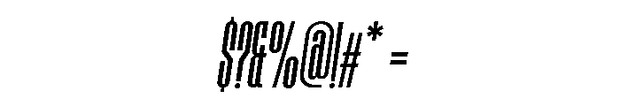 Wishdorm-Slanted Font OTHER CHARS
