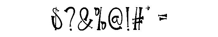 Wishes Mories Font OTHER CHARS