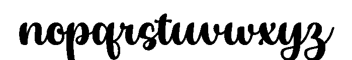 Wishes Mother Font LOWERCASE