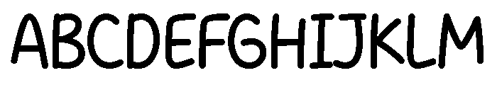 Wishful Teacher Font UPPERCASE
