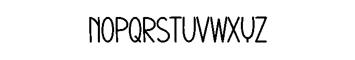 Wishlisht Font LOWERCASE