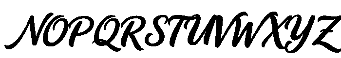 Wishmeluck Regular Font UPPERCASE