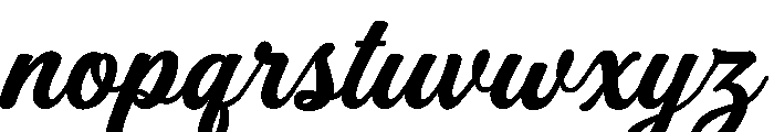 Wishmeluck Regular Font LOWERCASE