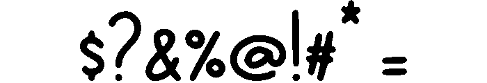 Wishmeluck Font OTHER CHARS