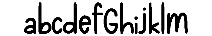 Wishmeluck Font UPPERCASE
