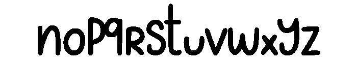 Wishmeluck Font LOWERCASE