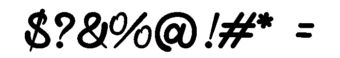 Wishnut Script Font OTHER CHARS