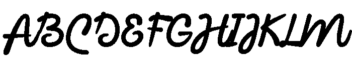 Wishnut Script Font UPPERCASE