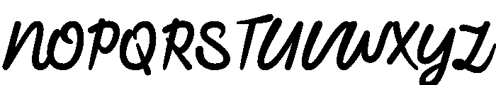 Wishnut Script Font UPPERCASE