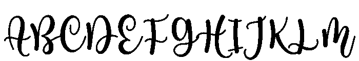 Wishtone Font UPPERCASE