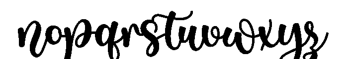 Wishtone Font LOWERCASE