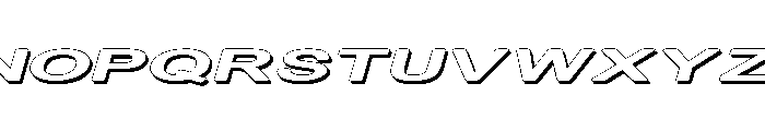 WisnueSansShadowSlant Font LOWERCASE