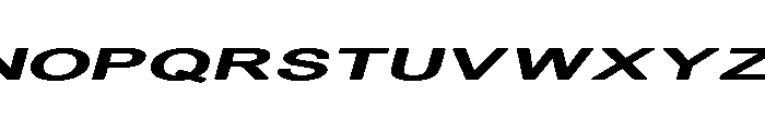 WisnueSansSlant Font UPPERCASE