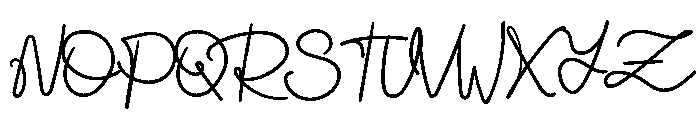 Wispedoodle Regular Font UPPERCASE
