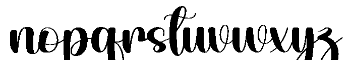 Wisteria Delighted Font LOWERCASE