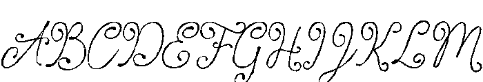 Wisteria Tale Font UPPERCASE