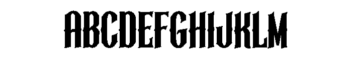 Witch Blackletter Font UPPERCASE