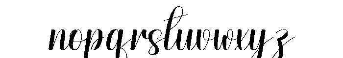 Witch Brooming Font LOWERCASE