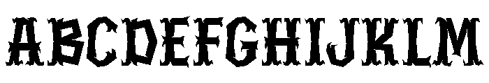 Witch Charm Font UPPERCASE