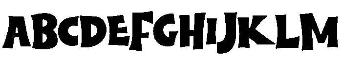 Witch Chunky Font UPPERCASE