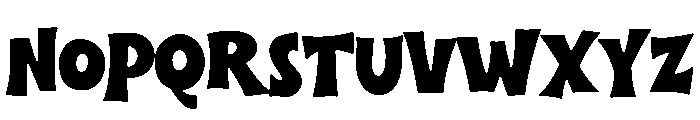 Witch Chunky Font UPPERCASE