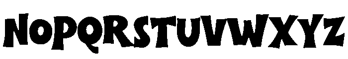 Witch Chunky Font LOWERCASE