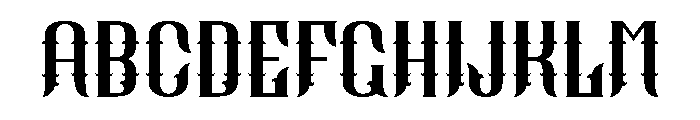 Witch Gate Font UPPERCASE